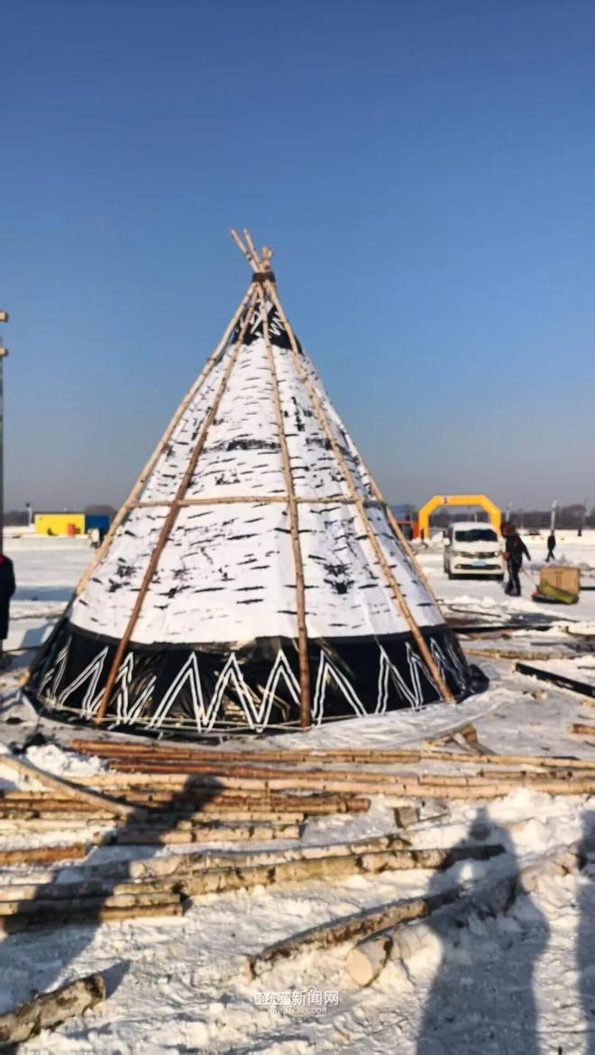 松花江冰雪嘉年华解锁冬日新玩法ky开元棋牌暖帐冰钓煮火锅｜(图3)